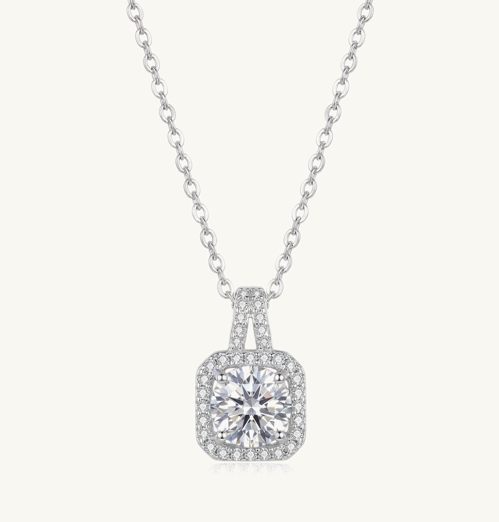 Silver-Plated Stainless Steel Necklace