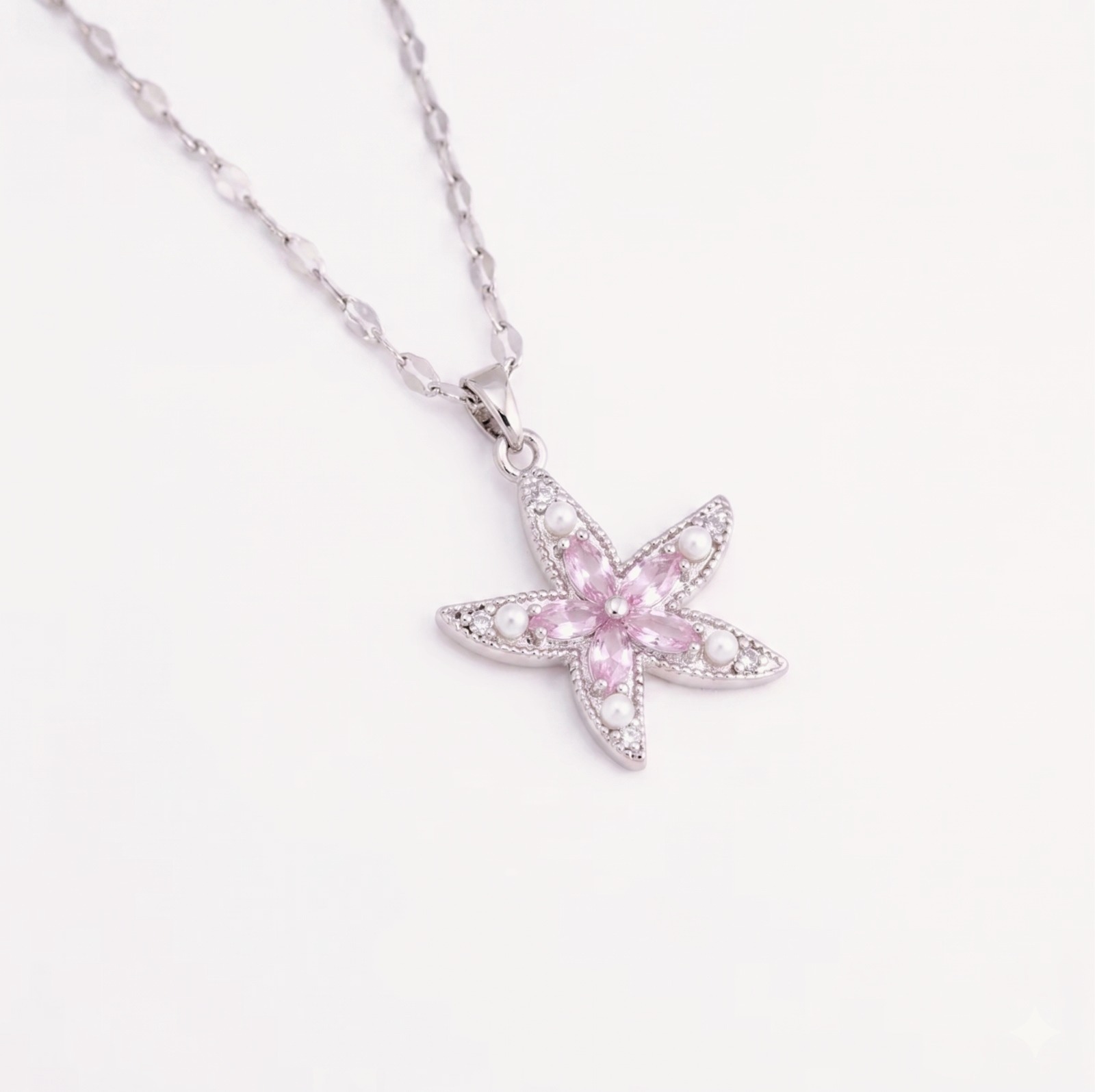 Étoile Starfish Necklace — Silver